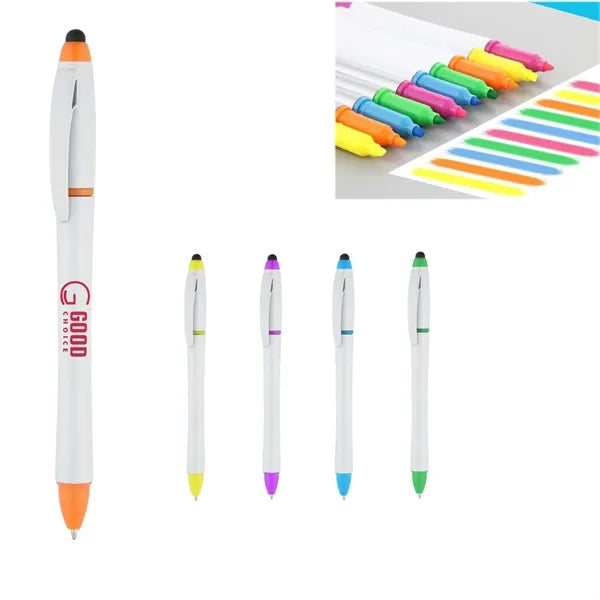 2 in 1 Highlighter Ballpoint Pen