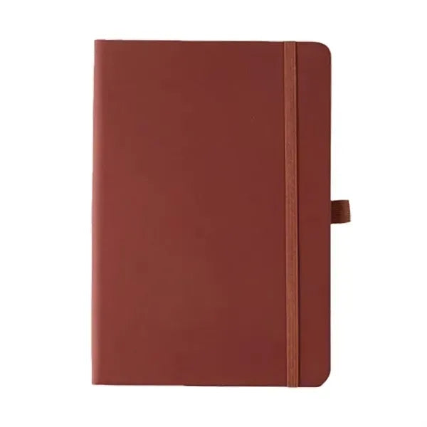 PU Cover Notebook Journal with Pen Holder