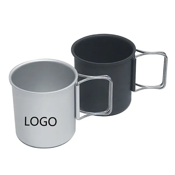 10 OZ Lightweight Aluminium Folding Handle Coffee Cup