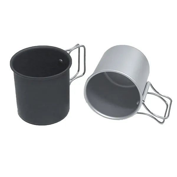 10 OZ Lightweight Aluminium Folding Handle Coffee Cup