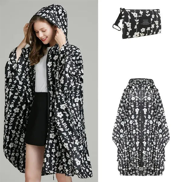 High Strength Waterproof Polyester Taffeta Raincoat