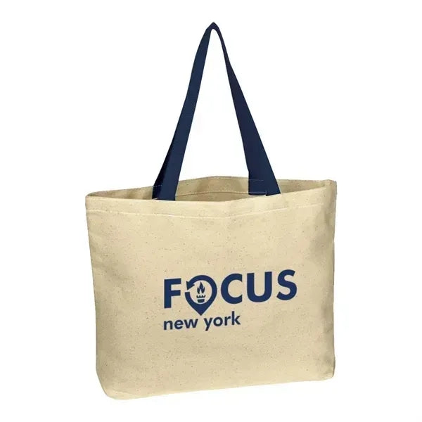 Natural Cotton Canvas Tote Bag