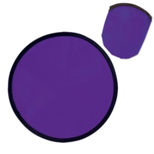 10" Foldable Nylon Flyer w/ Pouch Fun Outdoor Promo Toy