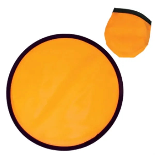 10" Foldable Nylon Flyer w/ Pouch Fun Outdoor Promo Toy