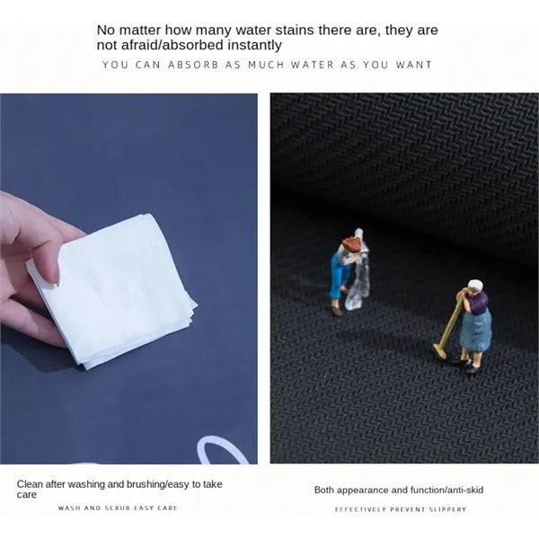 Quick Dry Non Slip Waterproof Shower Bath Mat for Bathroom