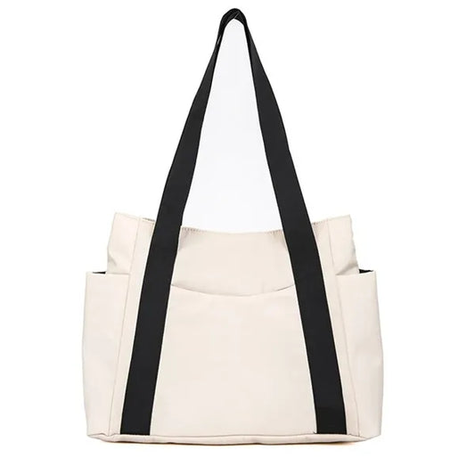 Solid Color Tote Bag Shoulder