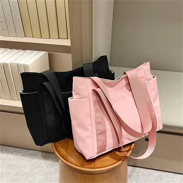 Solid Color Tote Bag Shoulder