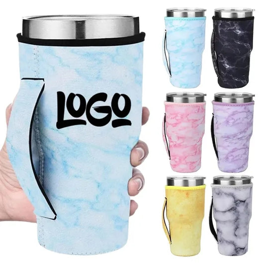 30OZ marble patterned cup cover