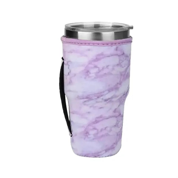30OZ marble patterned cup cover