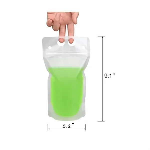 16ounce Portable Straw Juice Pouch