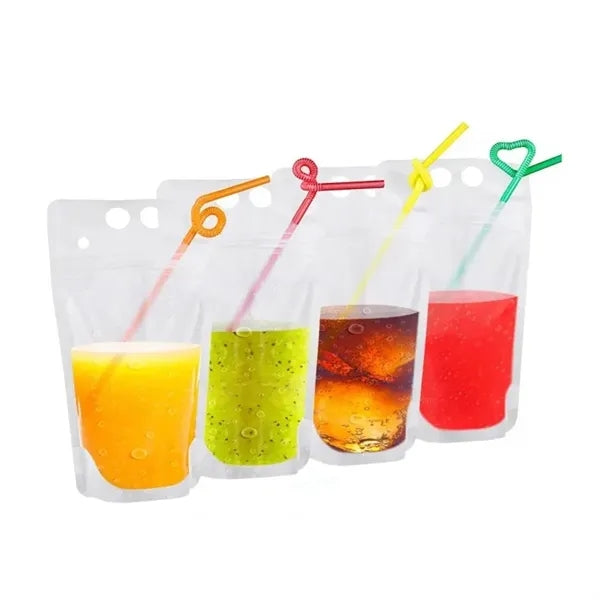 16ounce Portable Straw Juice Pouch