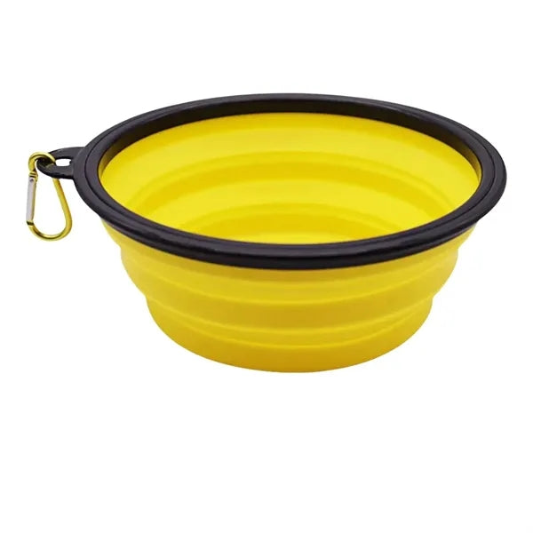 34oz Portable Silicone Foldable Pet Bowll