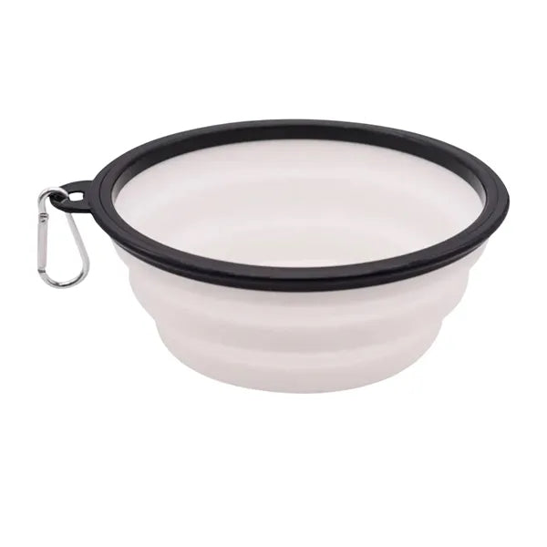 34oz Portable Silicone Foldable Pet Bowll