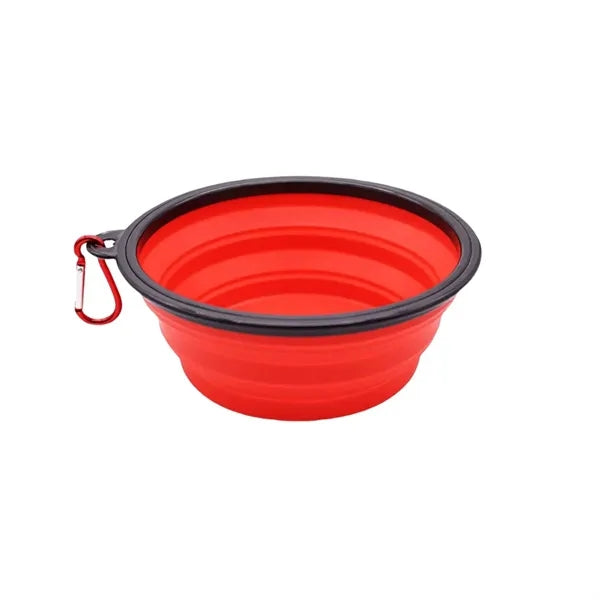 34oz Portable Silicone Foldable Pet Bowll