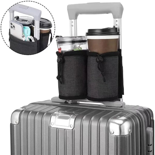 Luggage cup storage bag