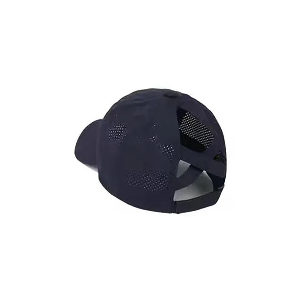 Casual Cross-Design Mesh Baseball Cap
