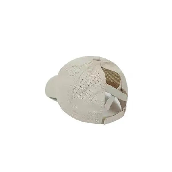 Casual Cross-Design Mesh Baseball Cap