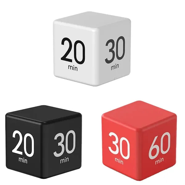 15, 20, 30, 60 Minute Square Gravity Sensor Flip Time Cube