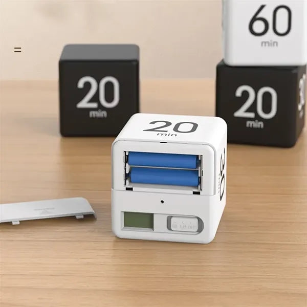 15, 20, 30, 60 Minute Square Gravity Sensor Flip Time Cube