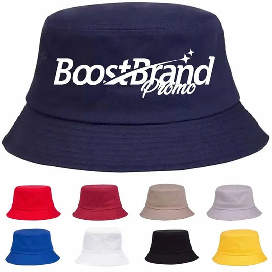 Casual Cotton Bucket Hat for Sun Protection
