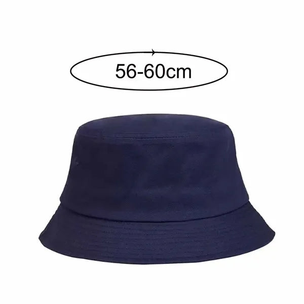 Casual Cotton Bucket Hat for Sun Protection