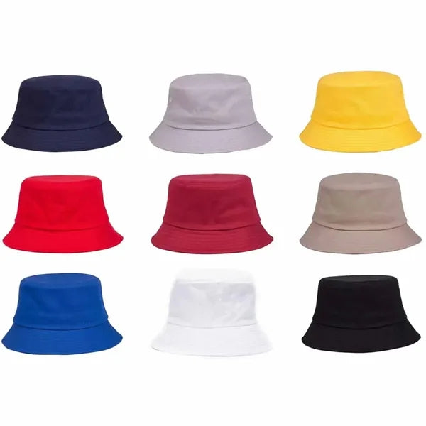 Casual Cotton Bucket Hat for Sun Protection