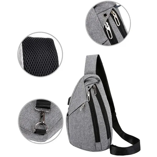 Waterproof Sling Daypack Polyeste Shoulder Bag