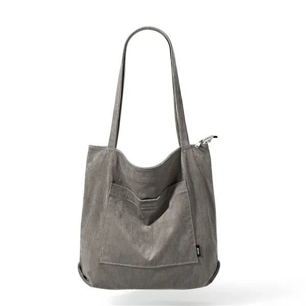 Women Corduroy Tote Large Shoulder Hobo Bags Casual