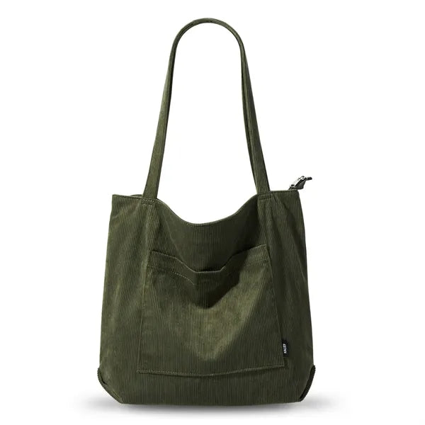 Women Corduroy Tote Large Shoulder Hobo Bags Casual