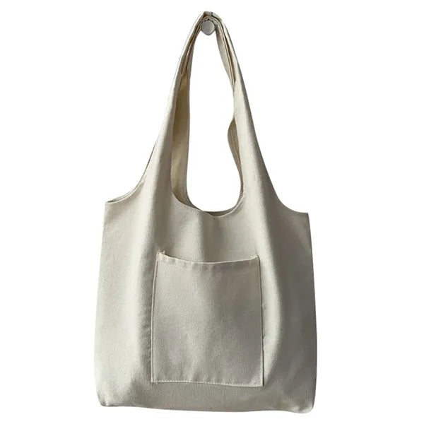 Plain Canvas Tote Bag for Women