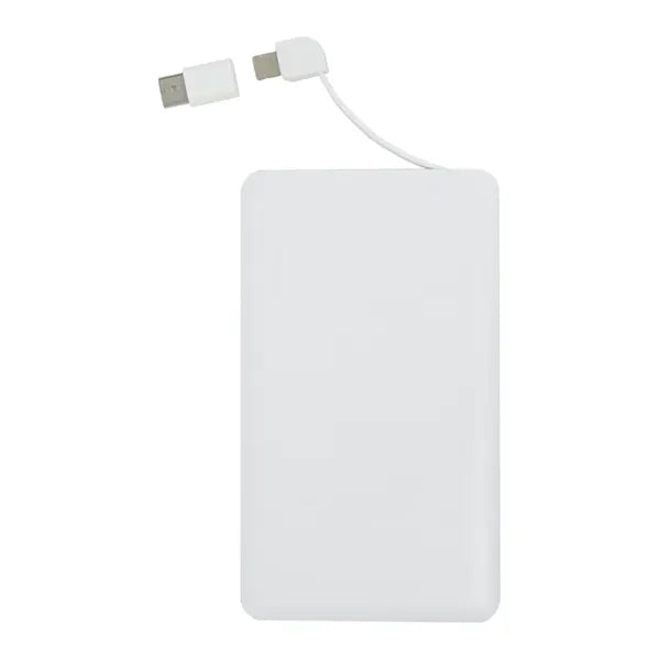 McKinley Slim Power Bank with Built In Cable 4000