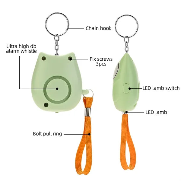 Owl-Shaped Personal Safe Alarm