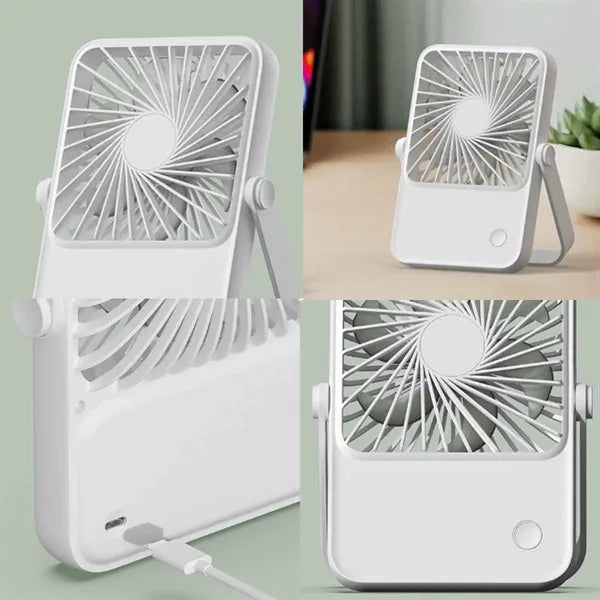 Portable Desk Mini Fan with Powerful Airflow