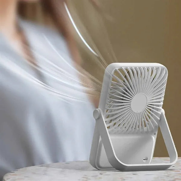 Portable Desk Mini Fan with Powerful Airflow
