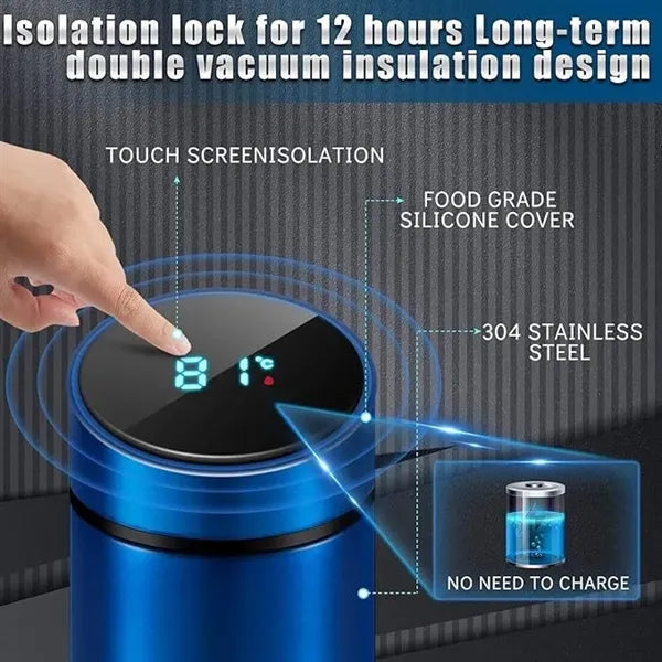 17oz Smart LED Temperature Display Thermos