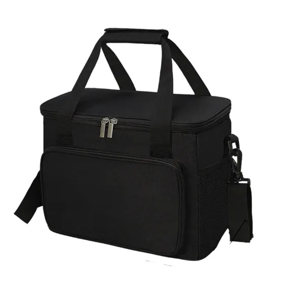 15L Waterproof Oxford Cloth Picnic Cooler Bag with Zipper