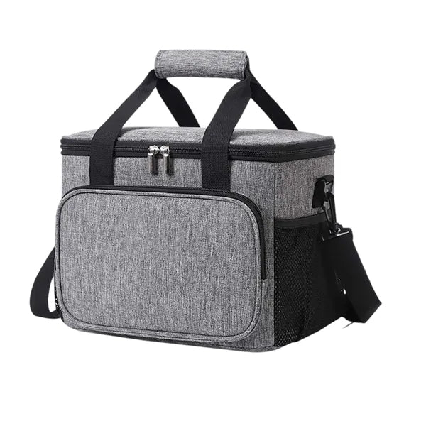 15L Waterproof Oxford Cloth Picnic Cooler Bag with Zipper