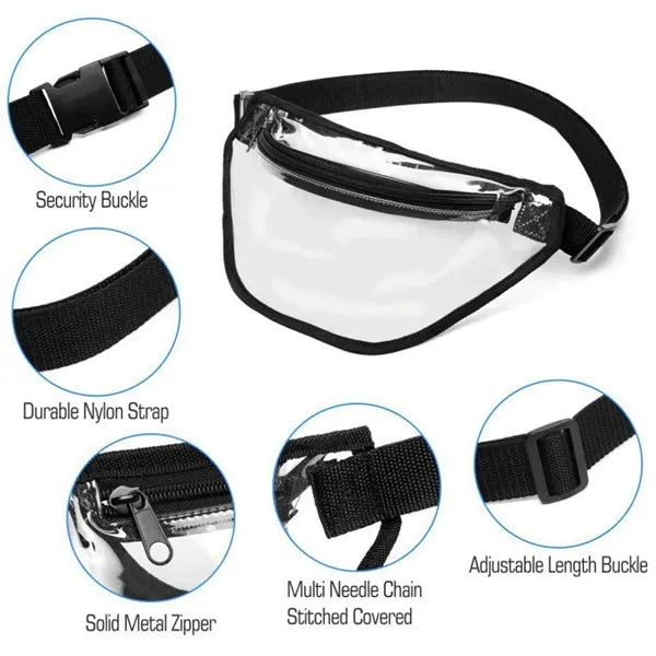 Composite Stadium Standard Transparent Waterproof Waist Pack