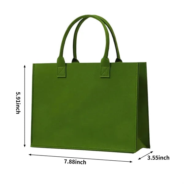 Stylish Felt Tote Bag for Daily Use and Promotions