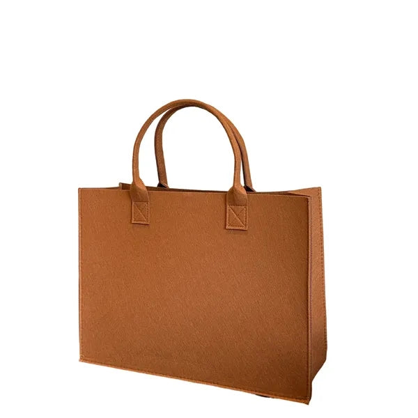 Stylish Felt Tote Bag for Daily Use and Promotions
