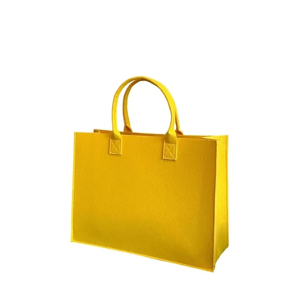 Stylish Felt Tote Bag for Daily Use and Promotions