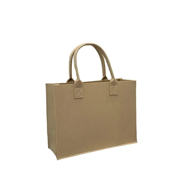 Stylish Felt Tote Bag for Daily Use and Promotions