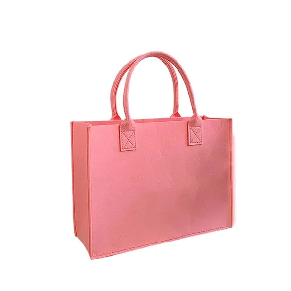 Stylish Felt Tote Bag for Daily Use and Promotions
