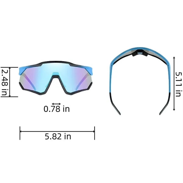 Outdoor Sports UV Protection Sunglasses Lightweight Durable