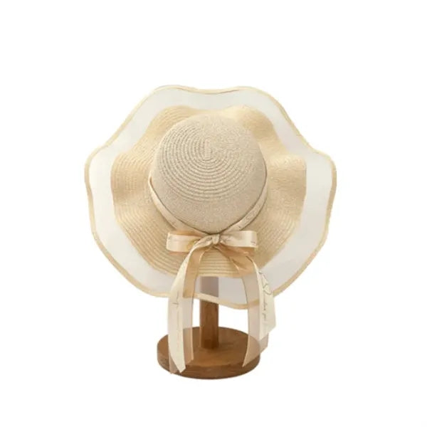 Womens Wide Brim Straw Hat