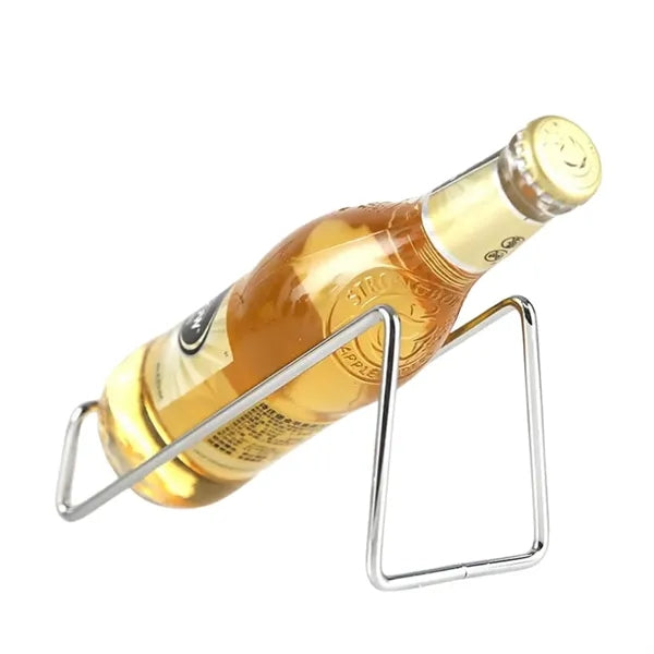 Chromed Stainless Steel Metal Wine Rack