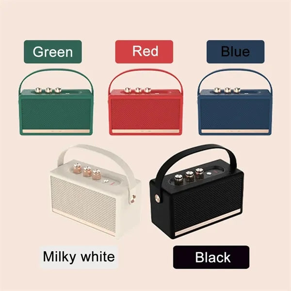 Wireless Retro Portable Bluetooth Speaker