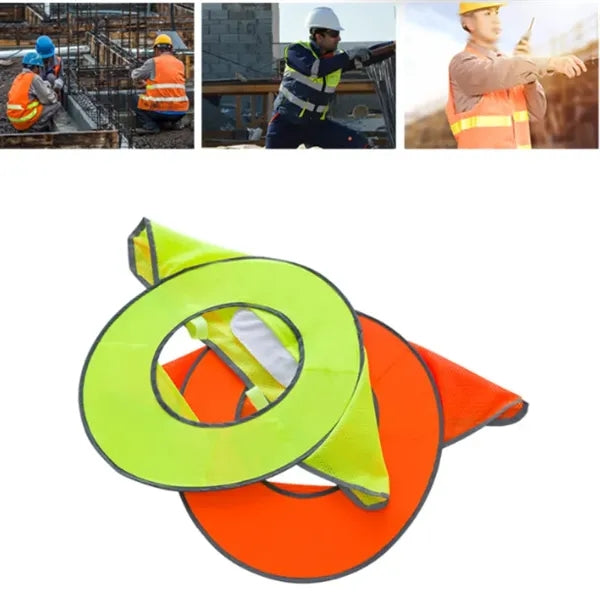 High Visibility Sun Visor Neck Shade with Reflective Strip