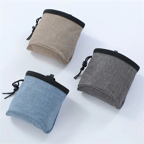 Portable Pet Outing Snack Pouch Training Bag