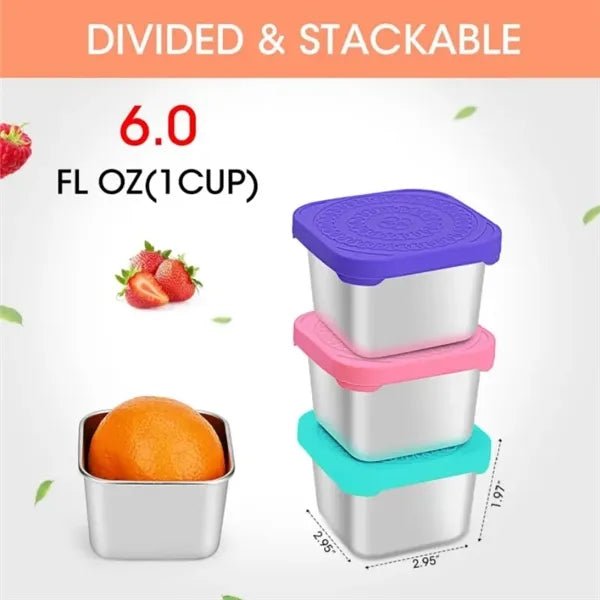 Stainless Steel Snack Containers for Kids